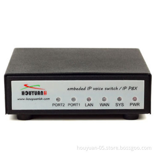 IP PBX, 2-port IP Analog Port of Open Source Asterisk Based IP Telephony SystemNew